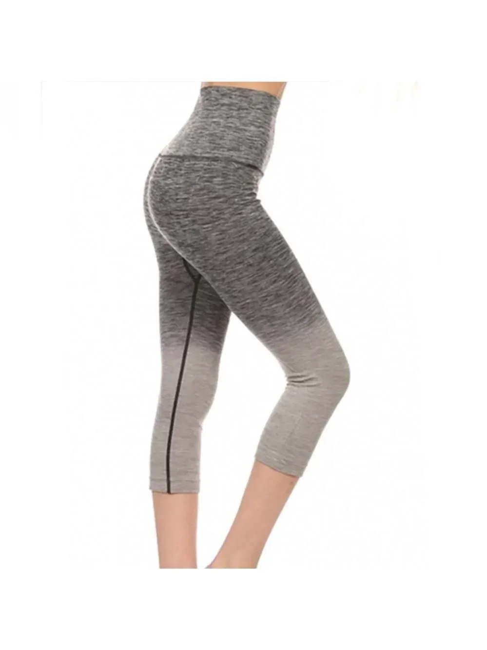 High Waisted Ombre Capri Leggings Size Small NEW